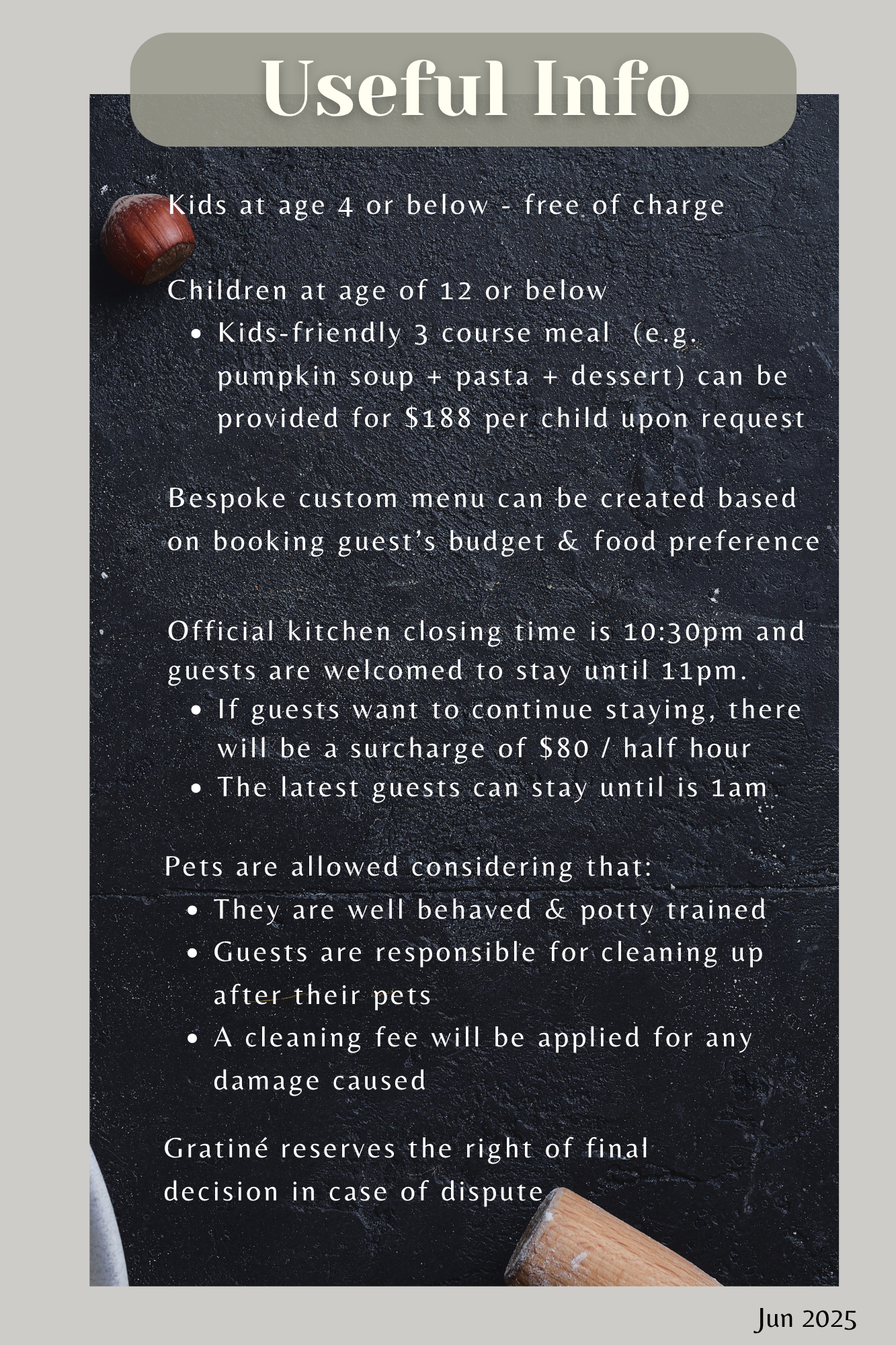 Useful Information